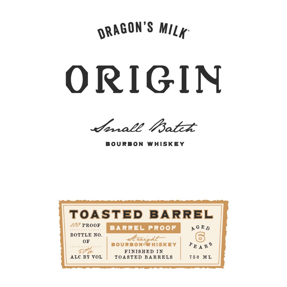 Dragon’s Milk Origin Small Batch Toasted Barrel Bourbon - Main Street Liquor