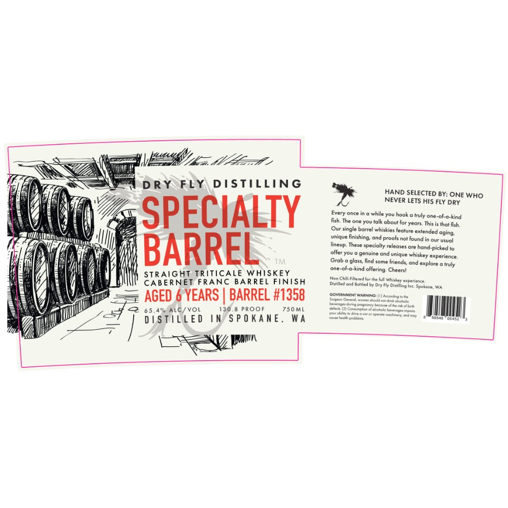 Dry Fly Specialty Barrel Straight Triticale Whiskey - Main Street Liquor