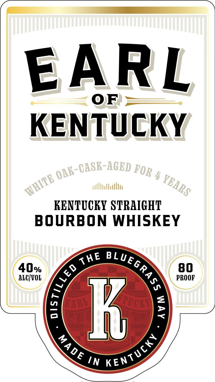 Earl of Kentucky Straight Bourbon Whiskey - Main Street Liquor
