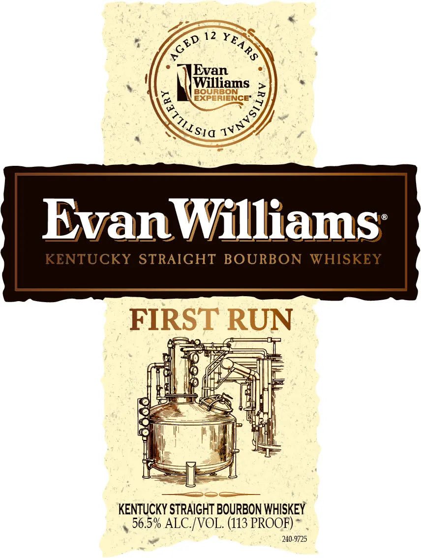 Evan Williams First Run 12 Year Kentucky Straight Bourbon Whiskey - Main Street Liquor