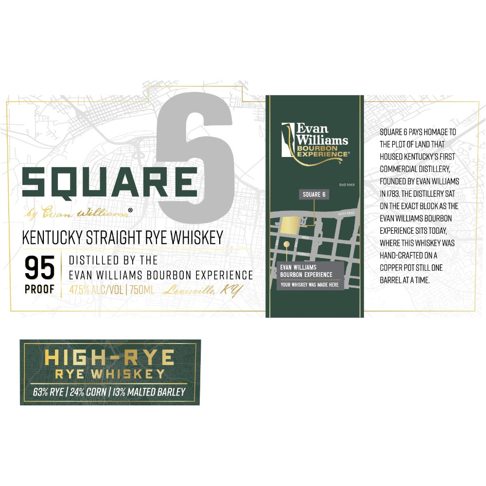 Evan Williams Square 6 Kentucky Straight Rye - Main Street Liquor