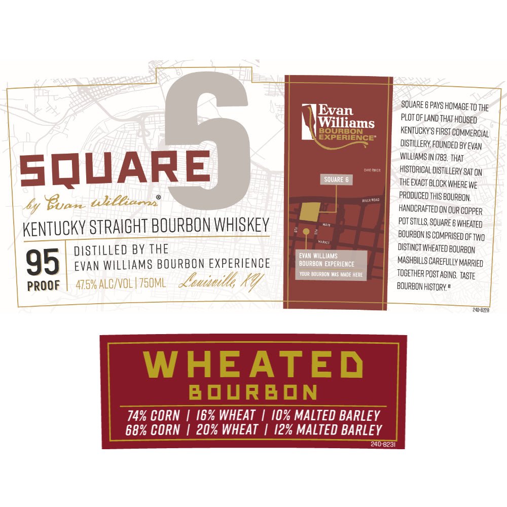 Evan Williams Square 6 Wheated Kentucky Straight Bourbon - Main Street Liquor