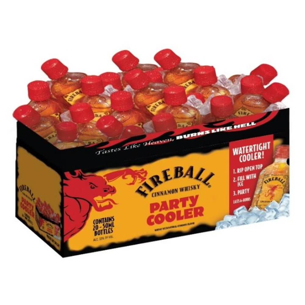Fireball Party Cooler 20pk 50mL - BuyMyLiquor
