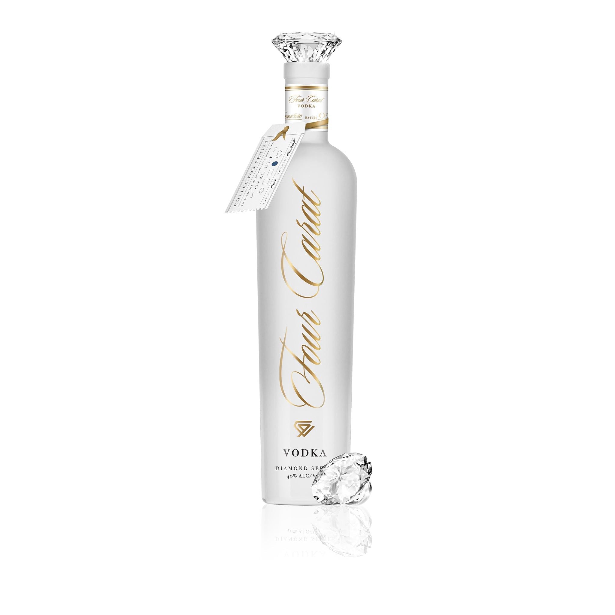 Four Carat Vodka Collectors Edition With Diamond Cut Closure - Main Street Liquor