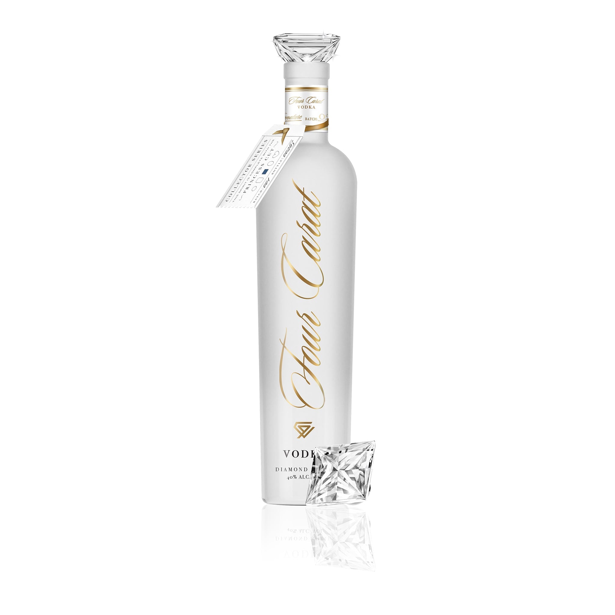 Four Carat Vodka Collectors Edition With Diamond Cut Closure - Main Street Liquor