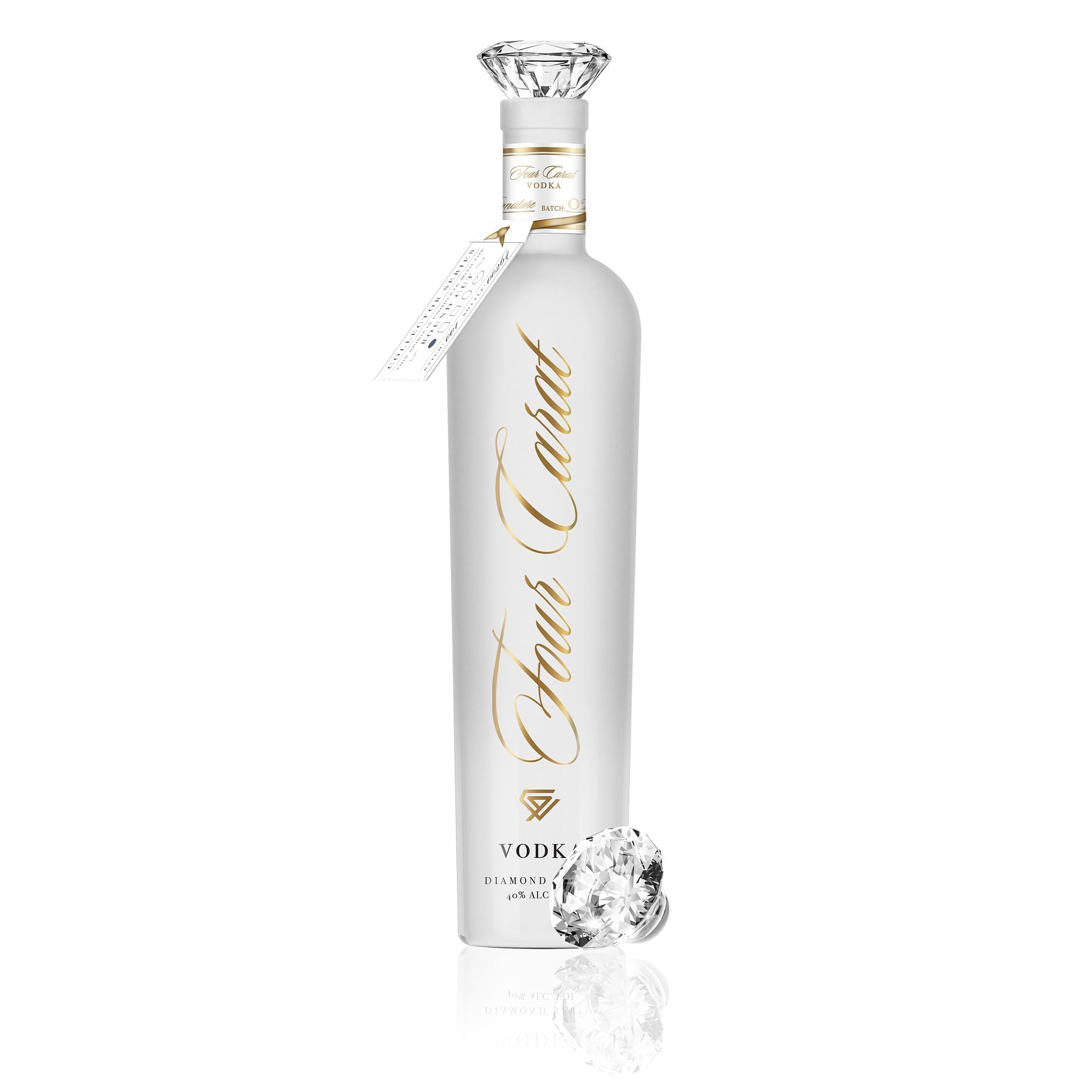 Four Carat Vodka Collectors Edition With Diamond Cut Closure - Main Street Liquor