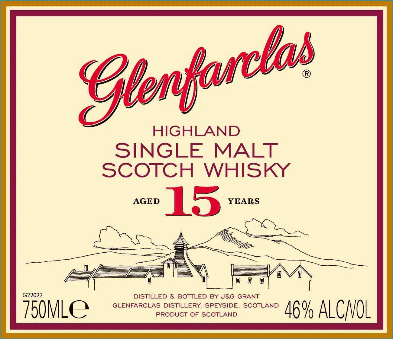 Glenfarclas 15 Year Old Highland Single Malt Scotch Whisky - Main Street Liquor