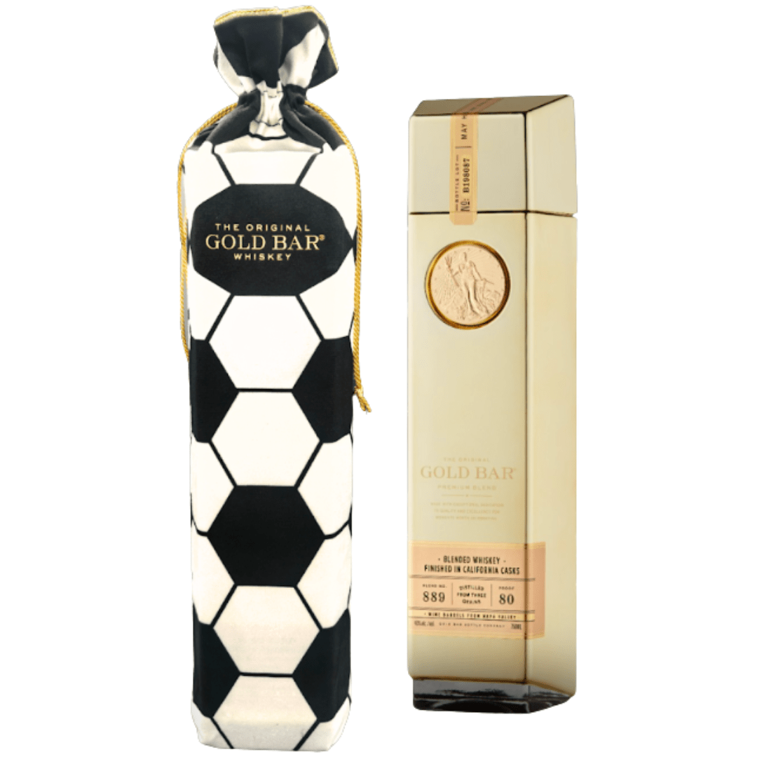 Gold Bar Blended American Whiskey Soccer Bag Edition - BuyMyLiquor