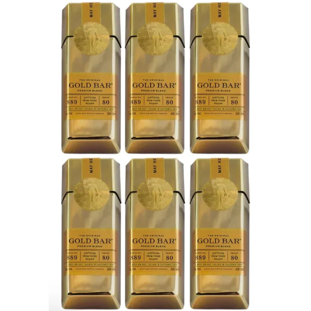 Gold Bar Original Mini 50ml 6 - Pack - Main Street Liquor