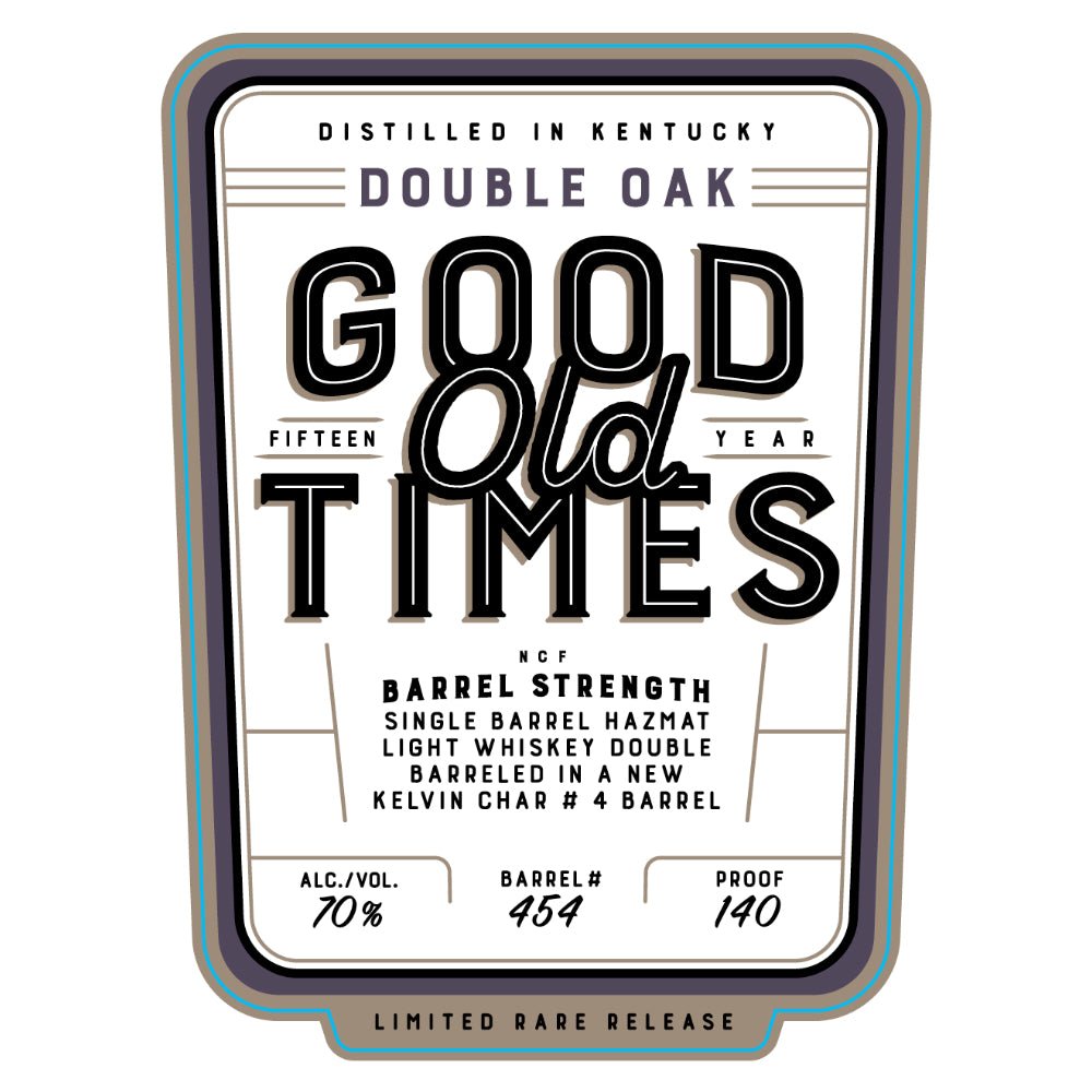 Good Old Times 15 Year Old Double Oak Hazmat Light Whiskey - Main Street Liquor