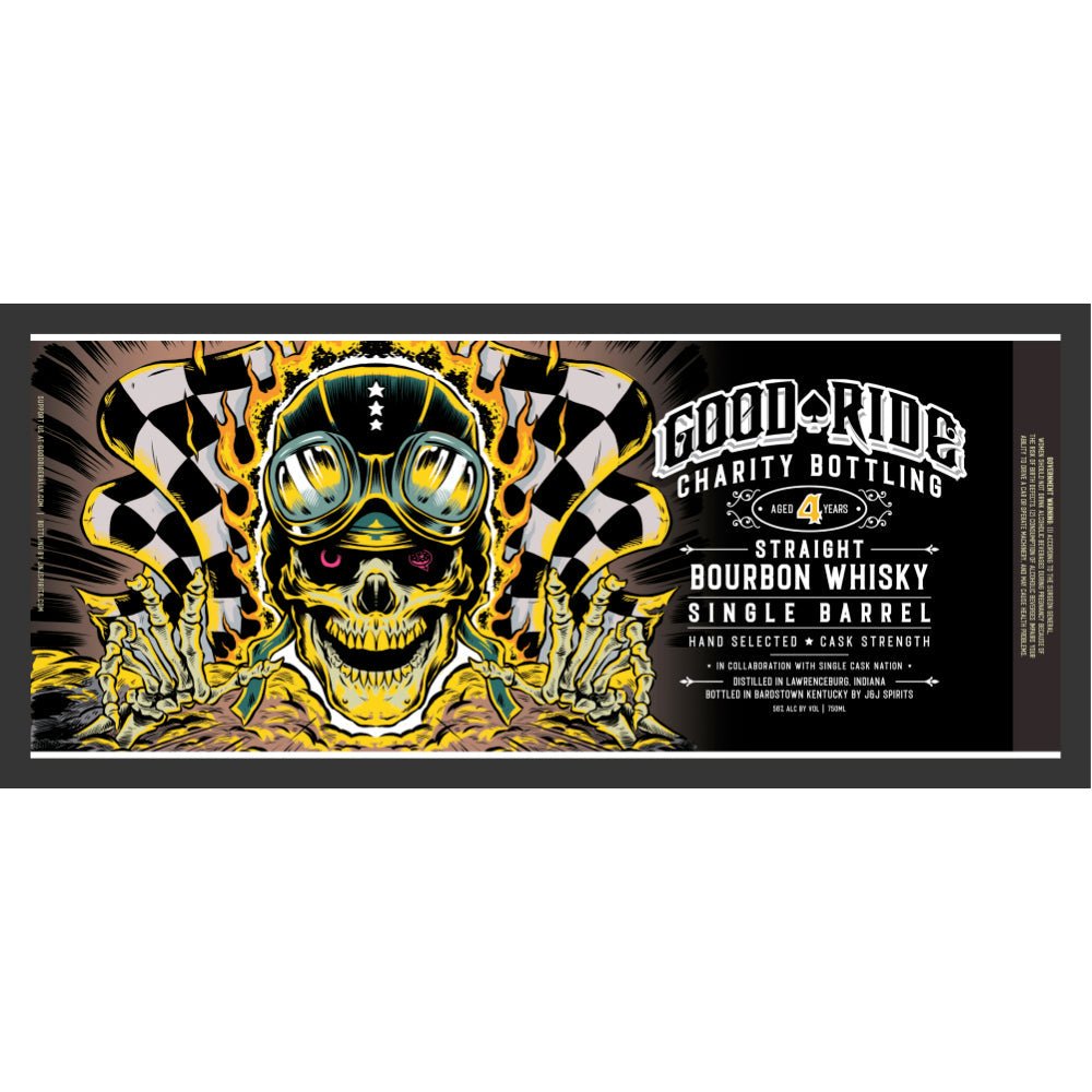 Good Ride Charity Bottling 4 Year Old Bourbon - Main Street Liquor