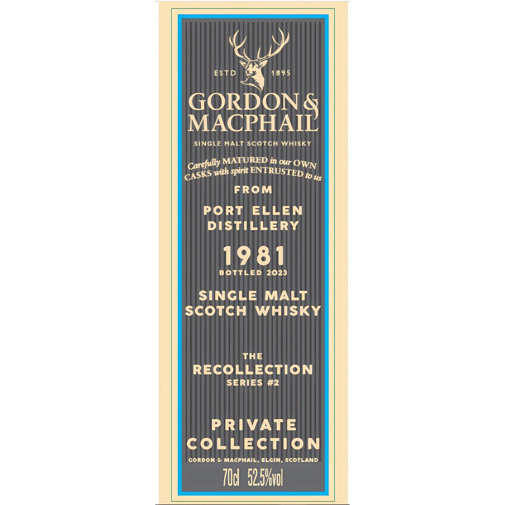 Gordon & Macphail the Recollection Series #2 42 Year Port Ellen Distillery - Main Street Liquor