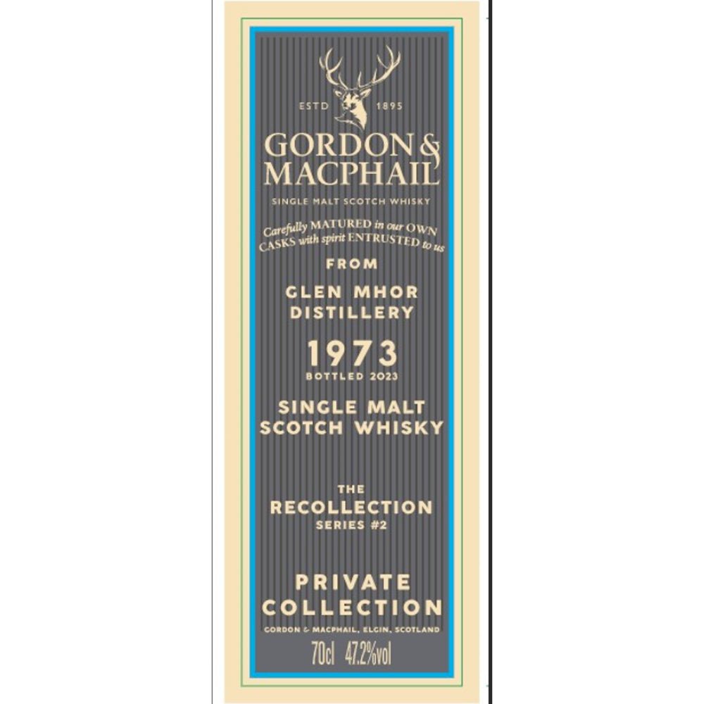 Gordon & Macphail the Recollection Series #2 49 Year Glen Mhor Distillery - Main Street Liquor