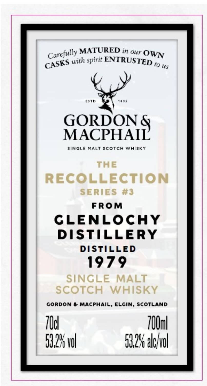 Gordon & MacPhail The Recollection Series 3 Glenlochy 1979 Single Malt Scotch Whisky 700mL - Main Street Liquor