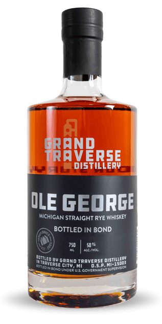 Grand Traverse Distillery Ole George Bottled in Bond Michigan Straight Rye Whiskey - Main Street Liquor