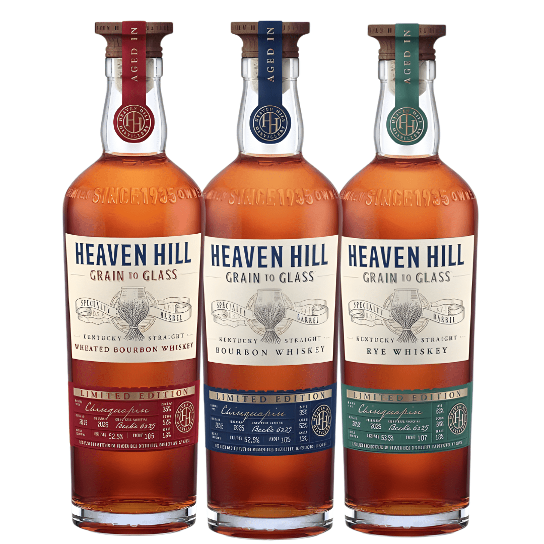 Heaven Hill Grain to Glass Chinquapin Oak Series Bundle Limited Edition - BuyMyLiquor