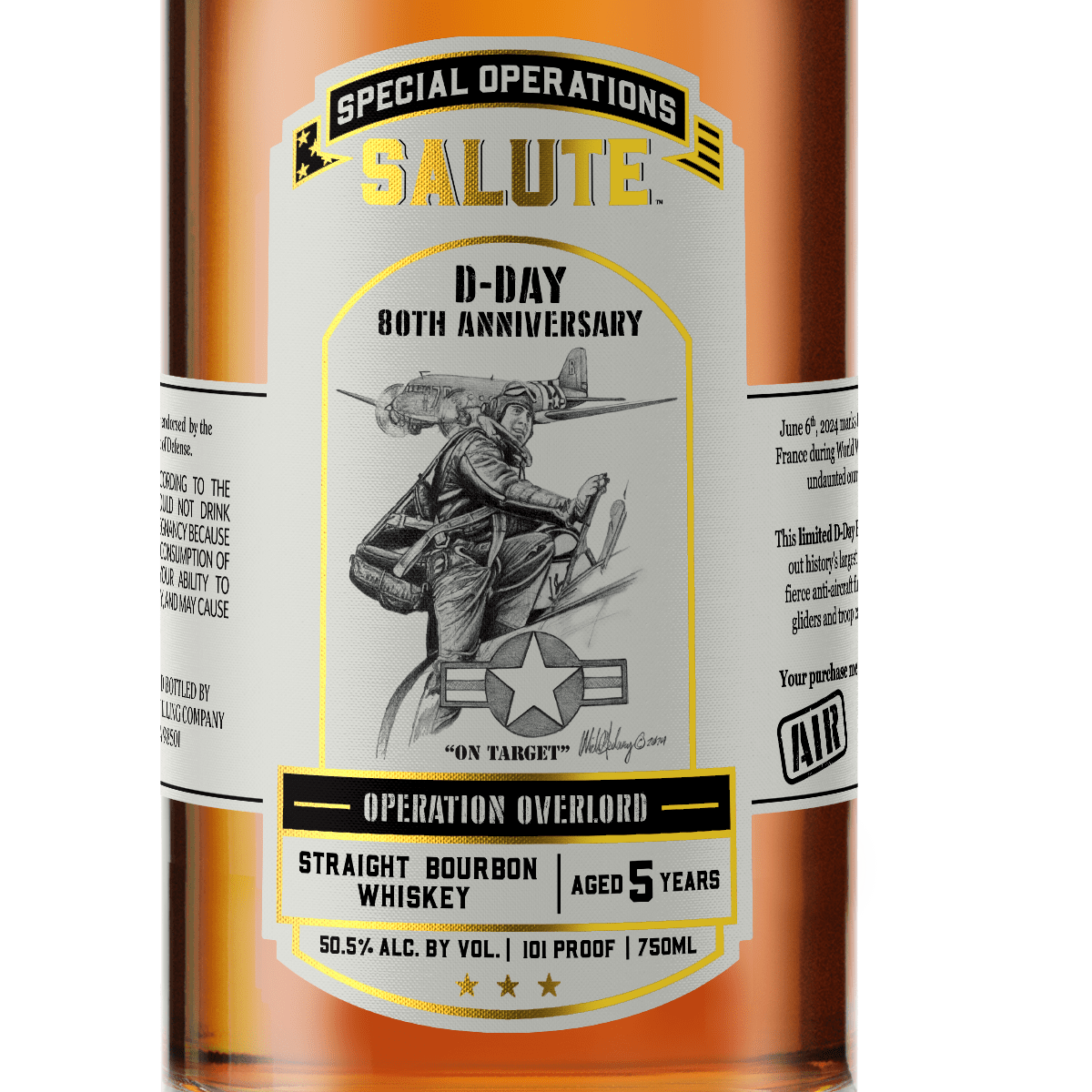 Heritage Distilling Co Special Operations Salute™ Whiskey - D-Day 80th Anniversary - AIR Heritage Distilling
