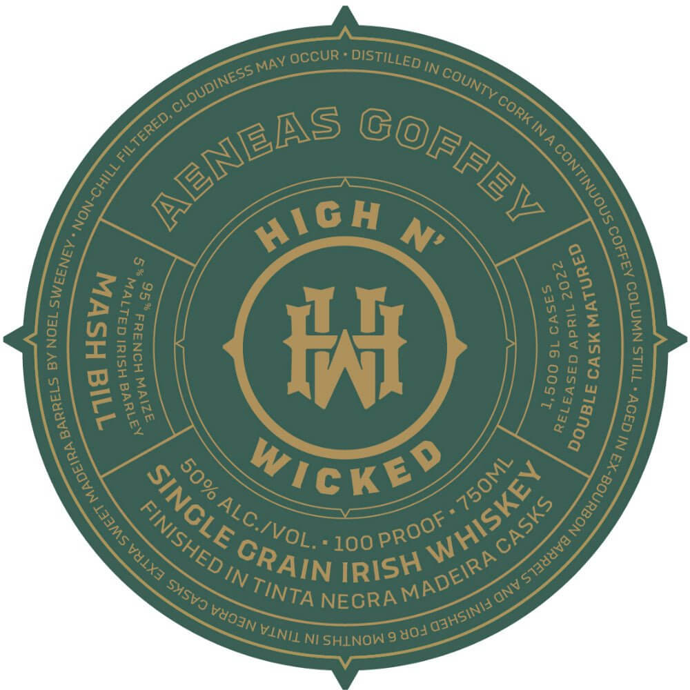 High N’ Wicked Aneas Coffey Irish Whiskey - Main Street Liquor