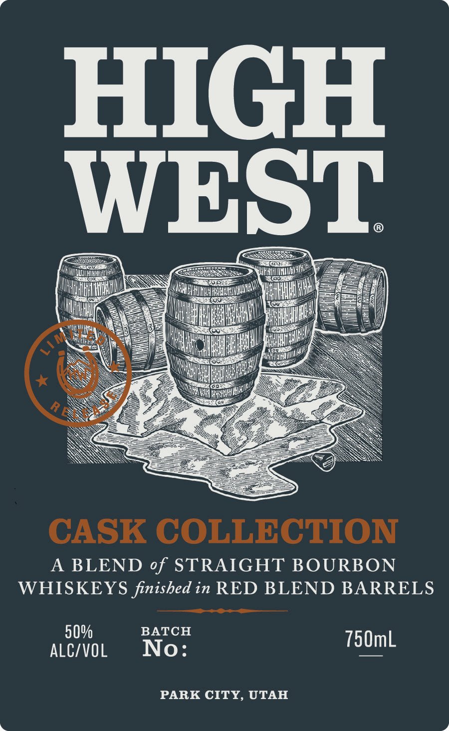 High West Cask Collection Straight Bourbon Whiskey Red Blend Barrel Finished - Main Street Liquor