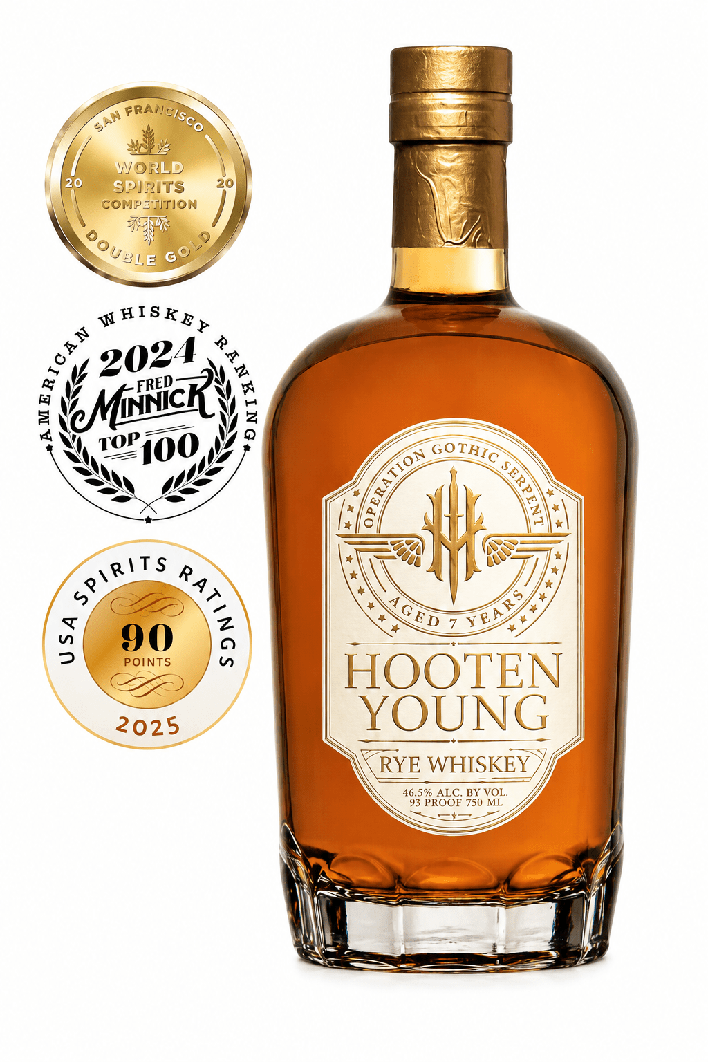 Hooten Young 7 Year Old Operation Gothic Serpent Rye Whiskey - BuyMyLiquor