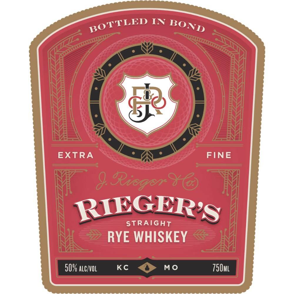 J. Rieger’s 6 Year Old Bottled in Bond Straight Rye - Main Street Liquor