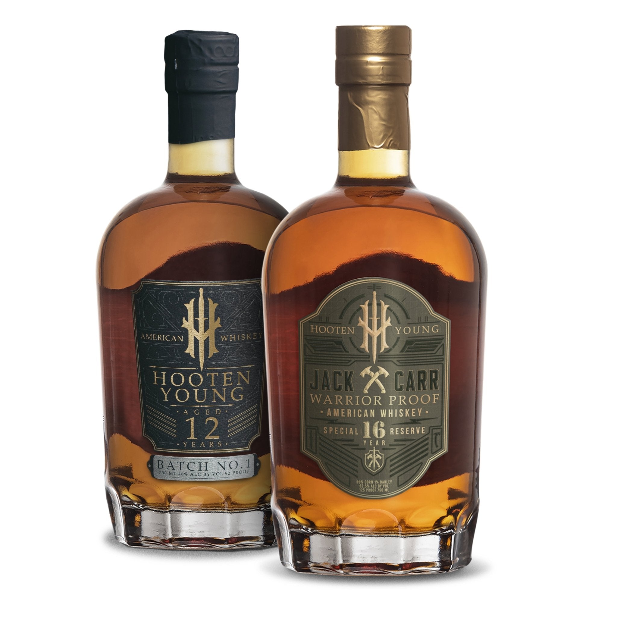 Jack Carr and 12-year American Whiskey bundle Hooten Young