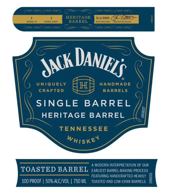 Jack Daniel’s Heritage Toasted Single Barrel 2025 Release - Main Street Liquor