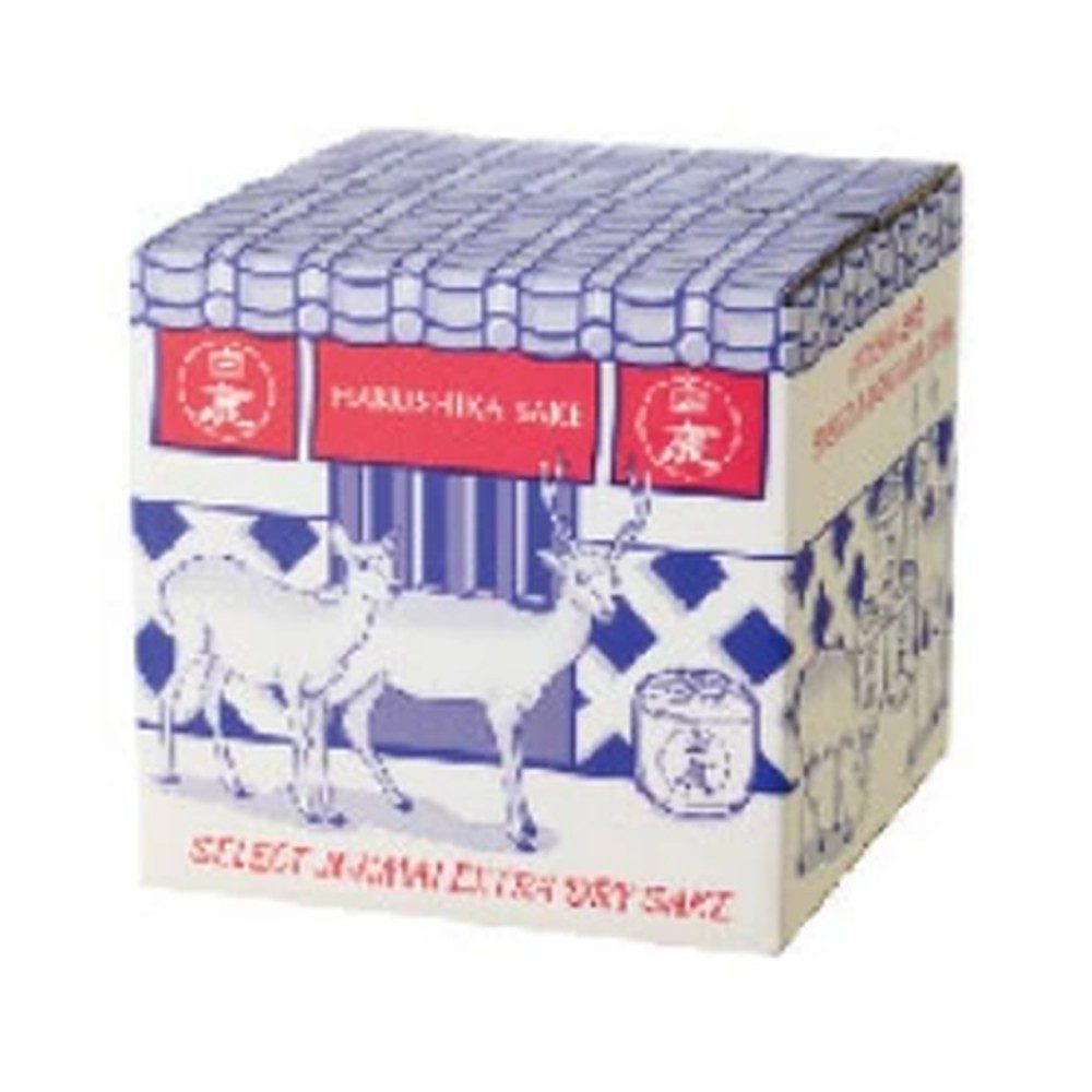Hakushika Select Junmai Extra Dry Cubic Gift Box Sake 18L