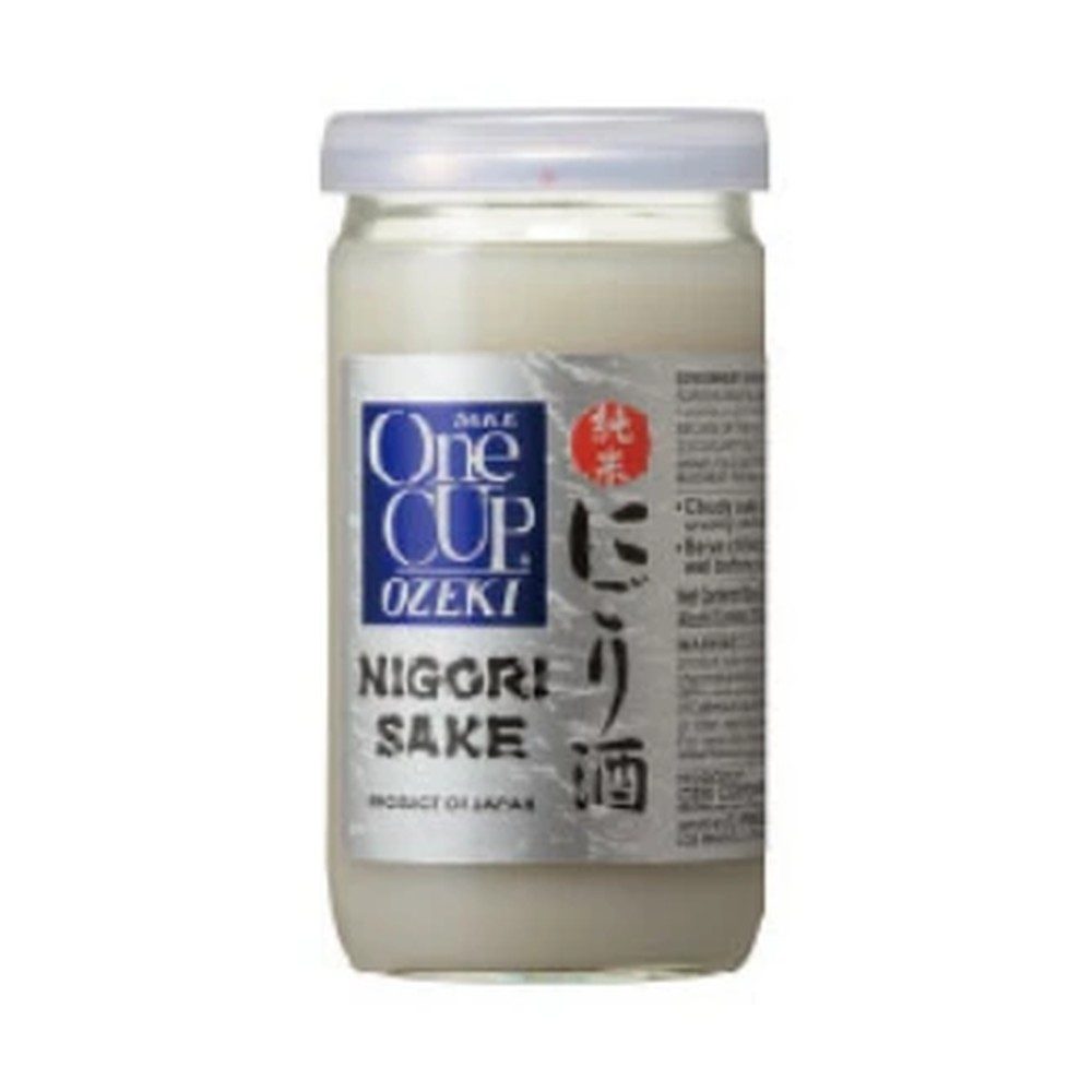 Ozeki One Cup Junmai Nigori Sake 180ml - Case of 30
