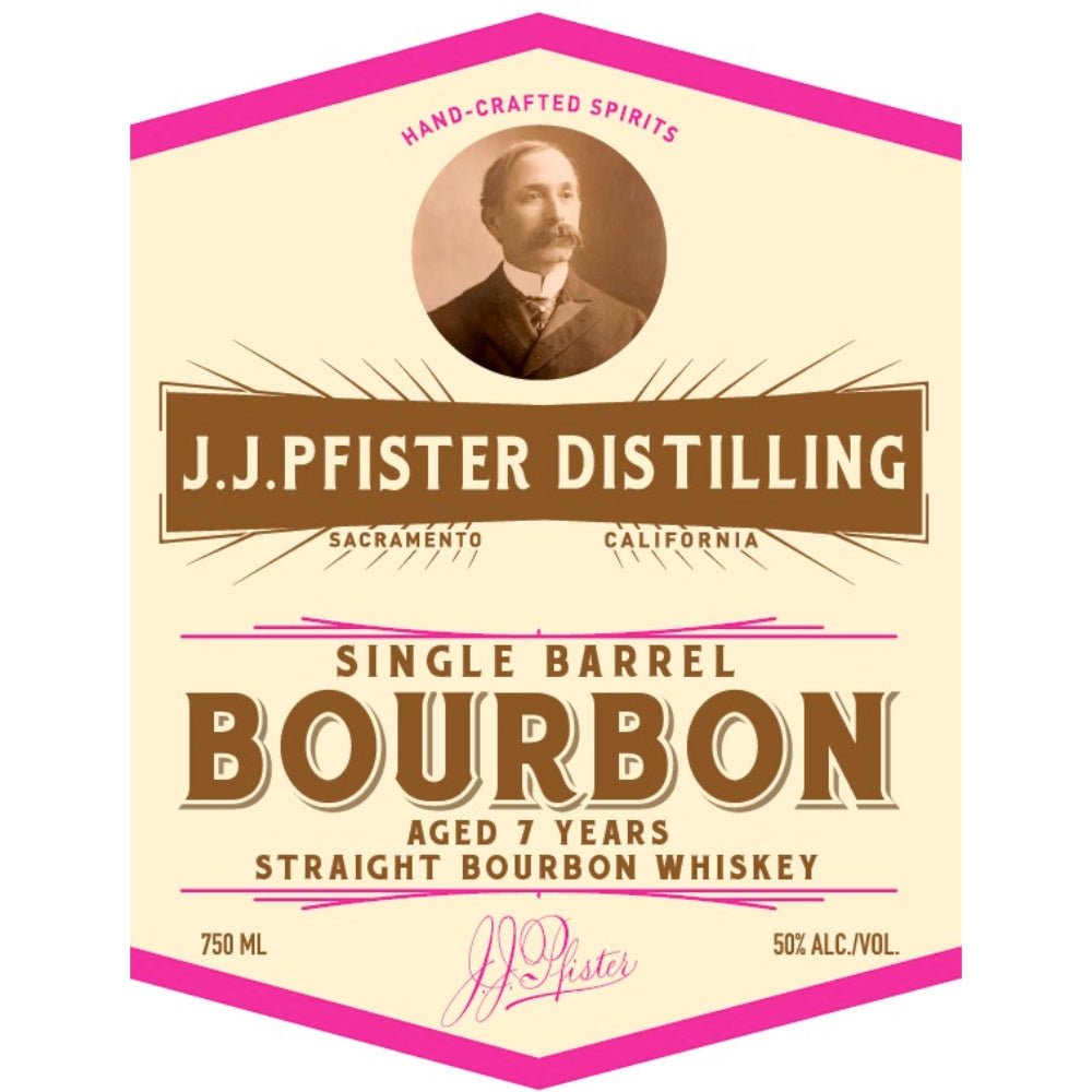 J.J. Pfister 7 Year Old Single Barrel Straight Bourbon - Main Street Liquor