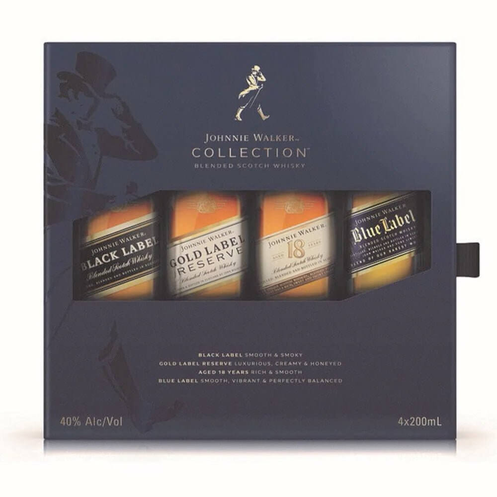 Johnnie Walker Collection Gift Set (4X200mL) - BuyMyLiquor