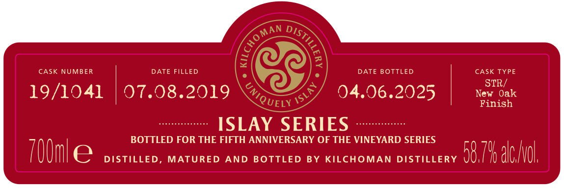 Kilchoman Islay Series Vineyard Fifth Anniversary Edition 700ml Kilchoman