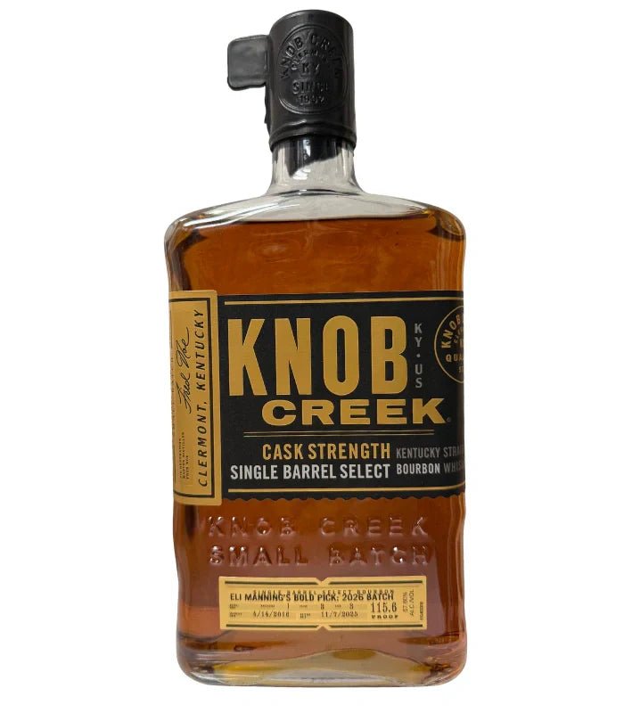 Knob Creek "Eli Manning's Bold Pick: 2026 Batch" Cask Strength Single Barrel Bourbon - BuyMyLiquor