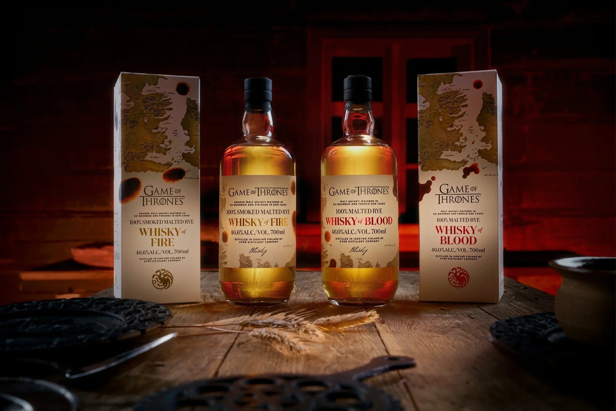 Kyrö x Game of Thrones Whisky of Fire & Blood Bundle (PRE-ORDER) - BuyMyLiquor