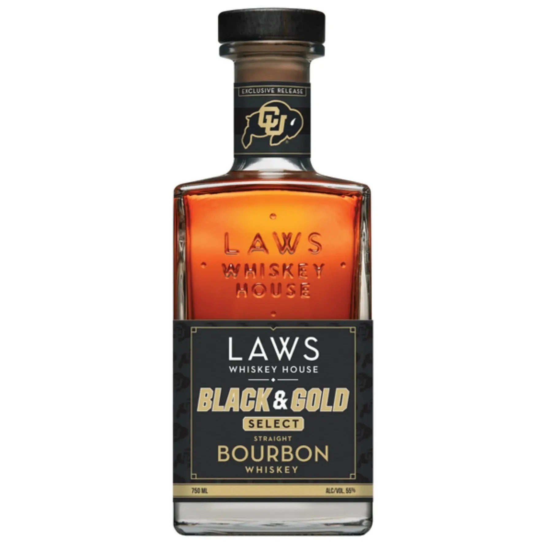 Laws Whiskey House Black & Gold Select Four Grain Straight Bourbon Whiskey - BuyMyLiquor