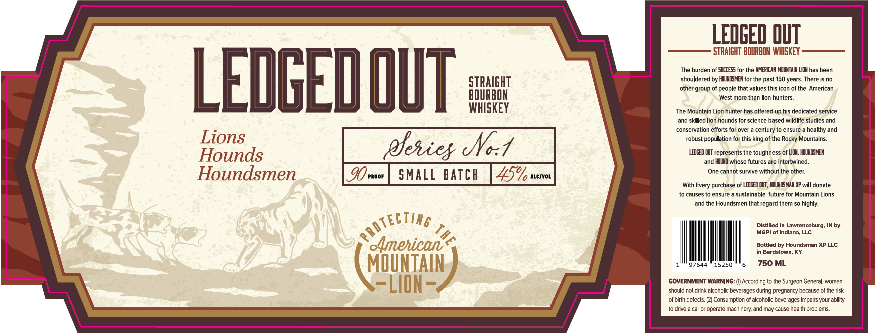 Ledged Out Straight Bourbon Whiskey Series No.1 - Main Street Liquor