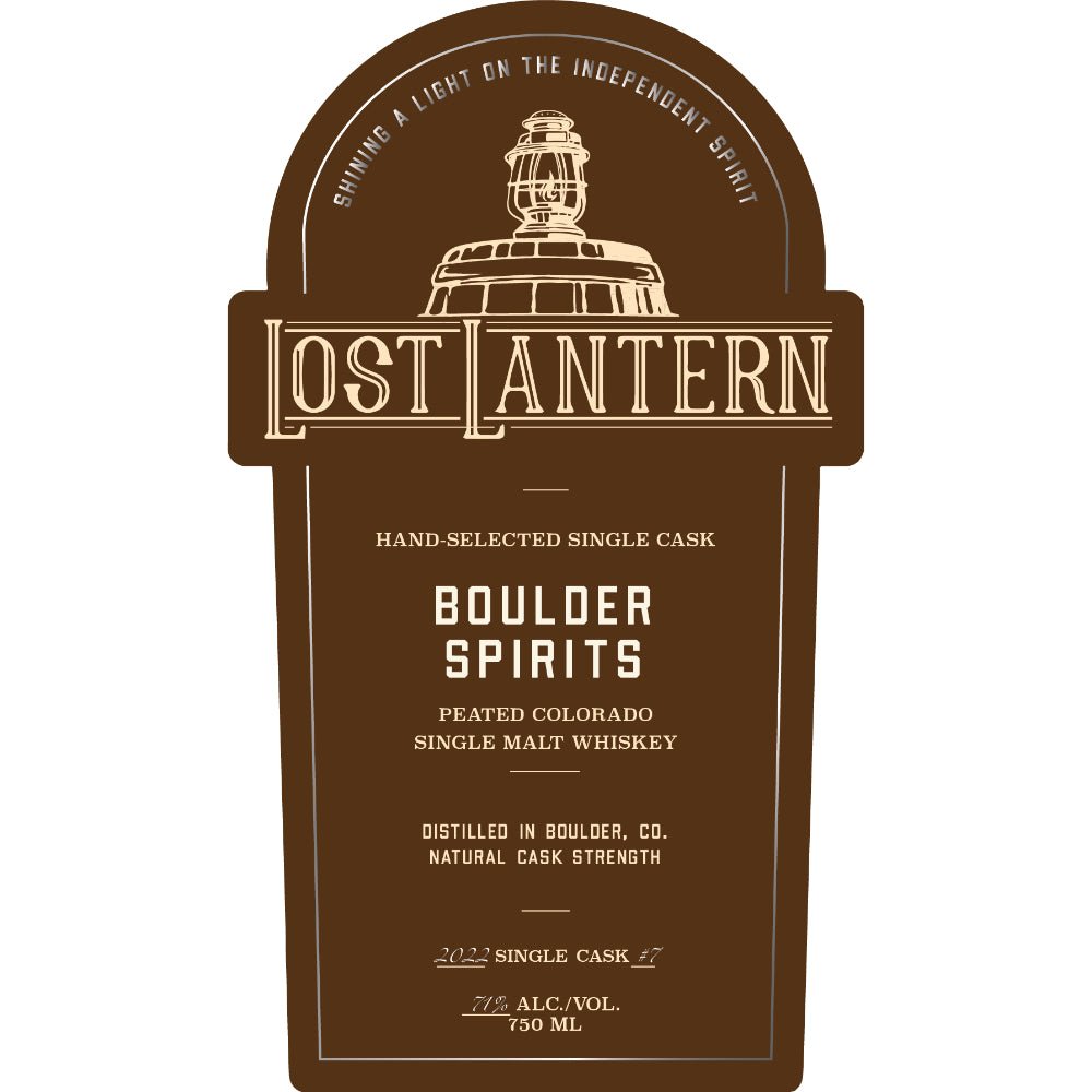 Lost Lantern Boulder Spirits Peated Colorado Single Malt - Main Street Liquor