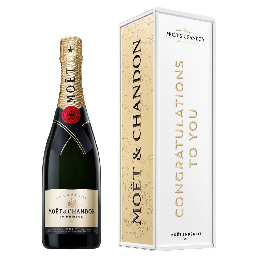 Moët Impérial Brut "Congratulations To You" Metal Box - Main Street Liquor