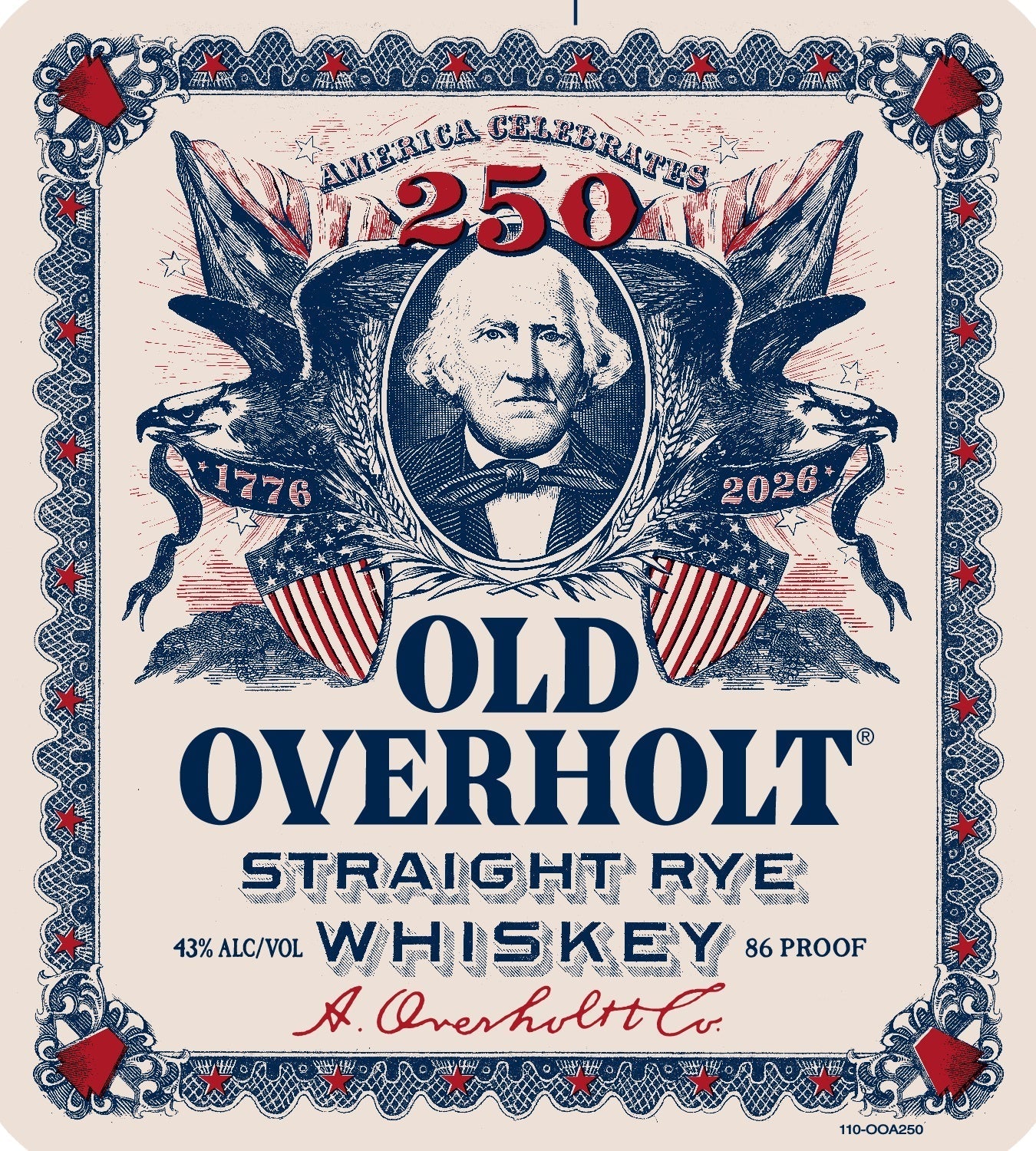 Old Overholt 4 Year Straight Rye Whiskey America 250th Edition - Main Street Liquor