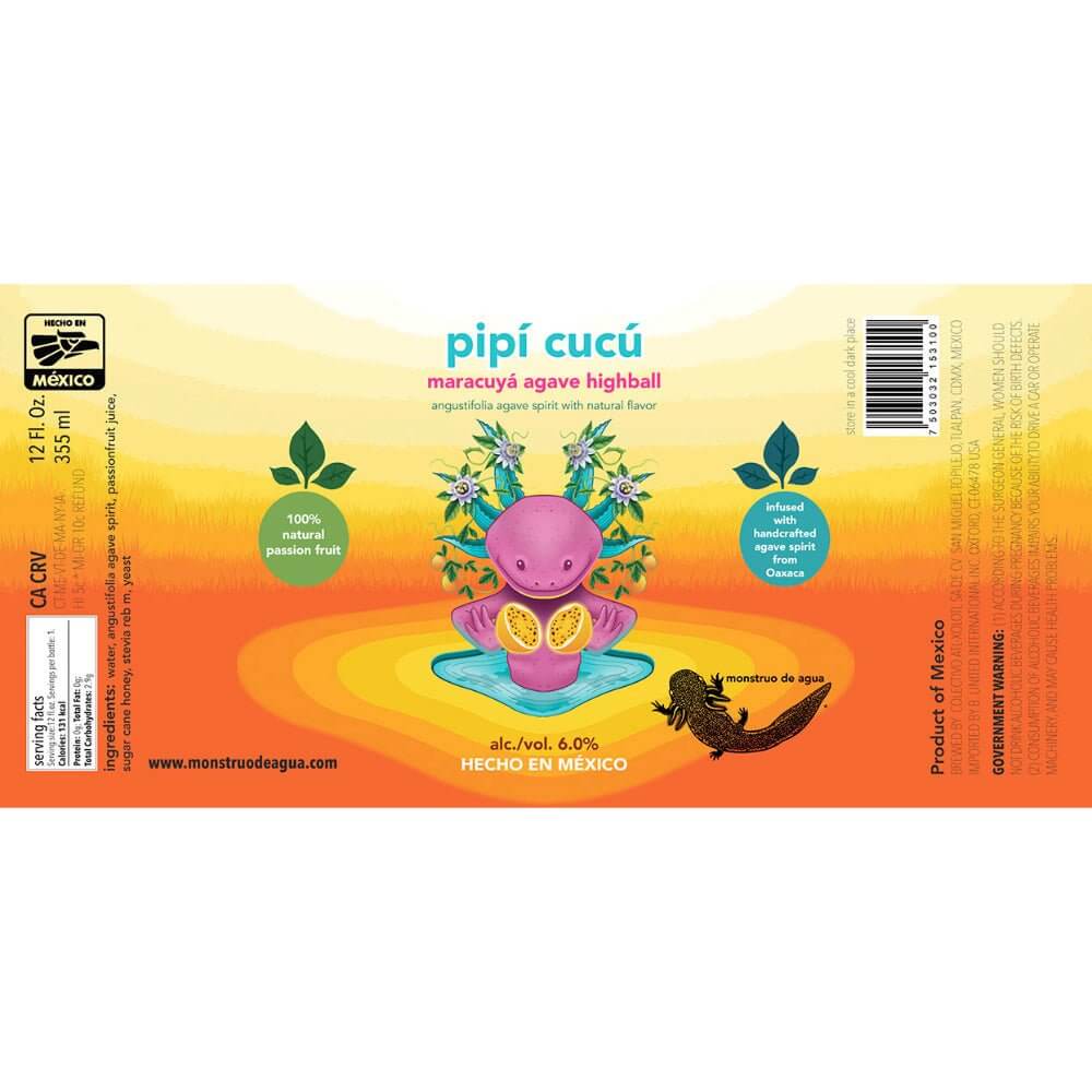 Pipí Cucú Maracuyá Agave Highball 24PK - Main Street Liquor