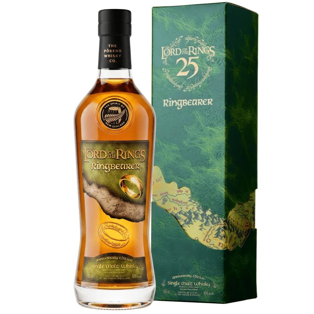 Pōkeno The Lord of the Rings 25th Anniversary Ringbearer “The One Ring” Engraving Edition Single Malt Whisky 700mL - BuyMyLiquor