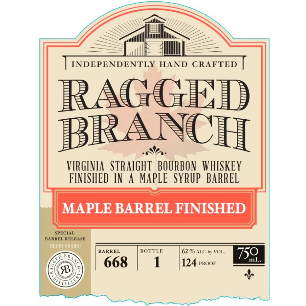 Ragged Branch Maple Syrup Barrel Finished Bourbon - Main Street Liquor