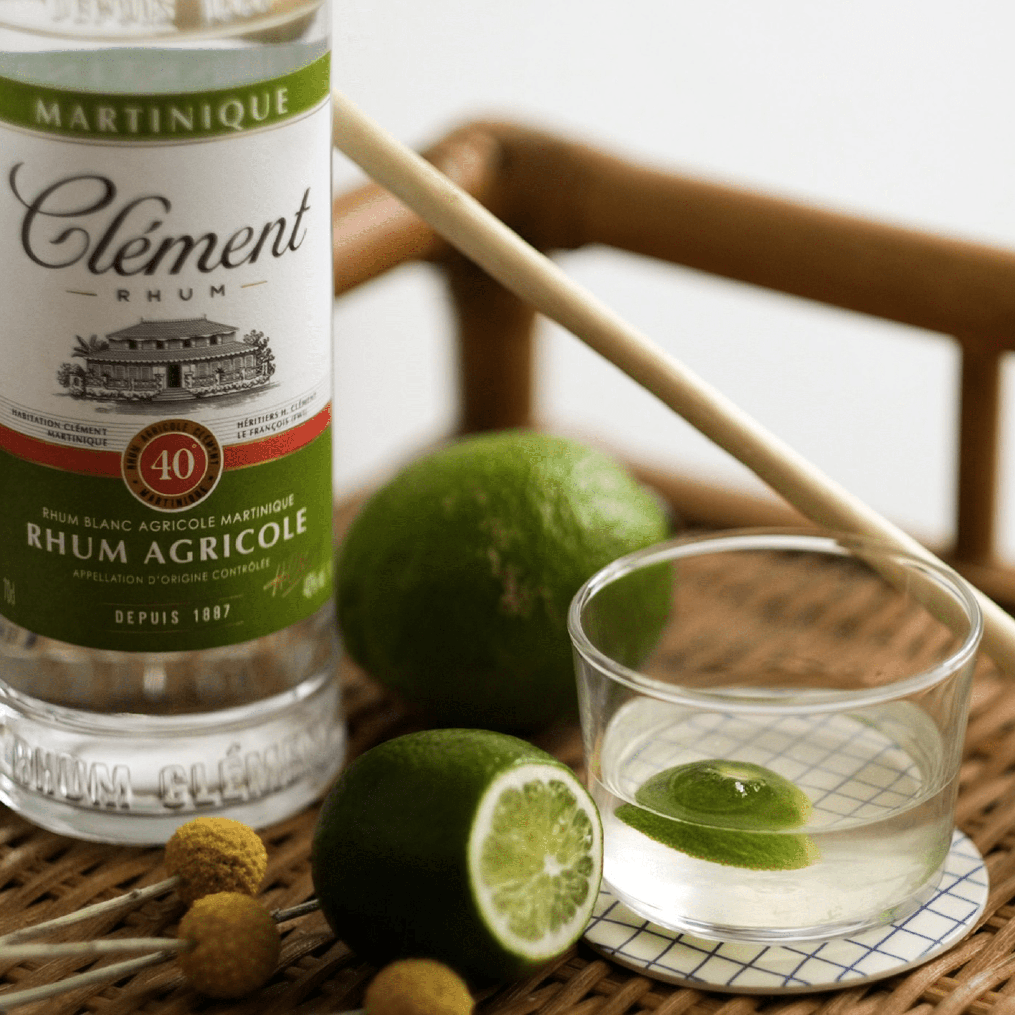 Rhum Clément Agricole Blanc 40 Rum - Main Street Liquor
