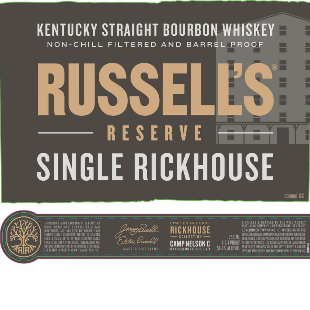 Russell’s Reserve Single Rickhouse Collection Camp Nelson C - Main Street Liquor