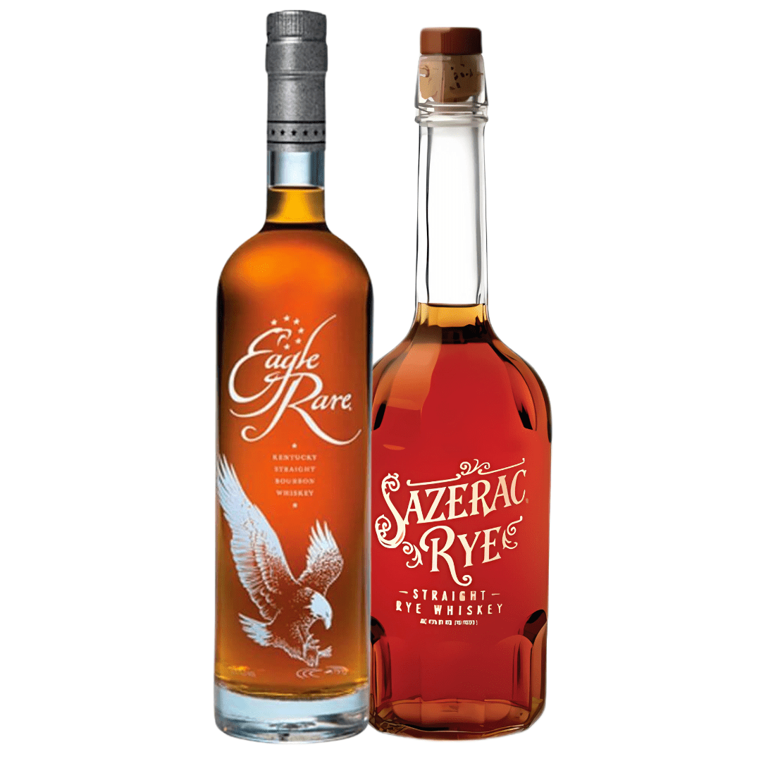Sazerac Rare Bundle: Eagle Rare Bourbon 700ml & Sazerac Rye - BuyMyLiquor