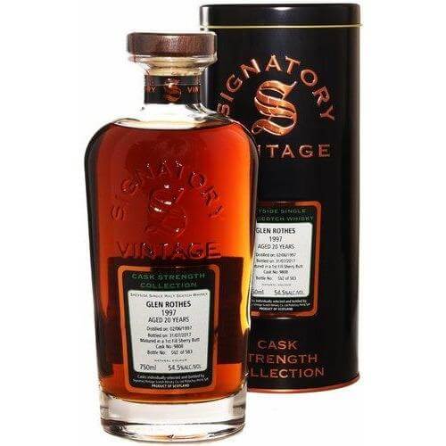 Signatory Cask Strength 1997 Glenrothes 23 Year Speyside Single Malt Scotch Whisky - Main Street Liquor