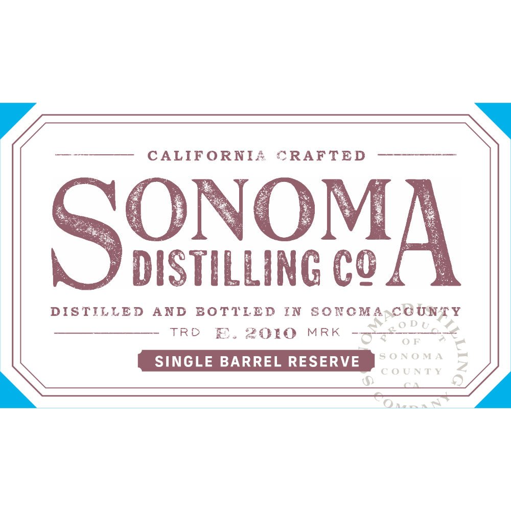 Sonoma Single Barrel Reserve Straight Bourbon Finished in Red Wine Barrels - Main Street Liquor