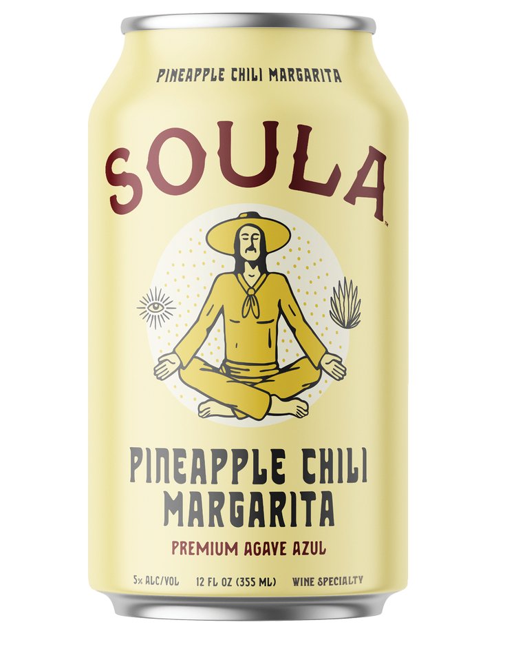 Soula Pineapple Chili Margarita 4 Pack Soula Margarita
