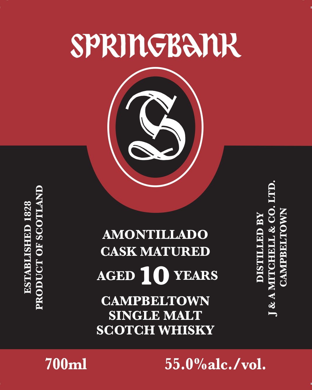 Springbank 10 Year Old Amontillado Cask Matured Campbeltown Single