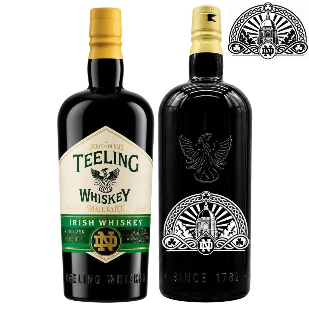 Teeling Small Batch x Notre Dame 2026 Golden Dome Custom Deep Etched Irish Whiskey 750mL - BuyMyLiquor